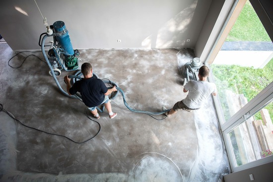 concrete grinding for polished floors